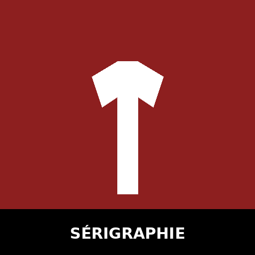 Sérigraphie de vêtements d'équipe